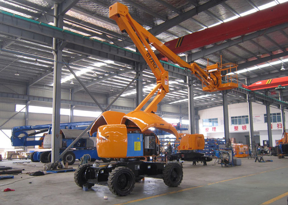 Китай 16 метров 2WD артикулировал гидровлический подъем заграждения с 230kgs платформой емкости 180 возвращенной поставщик
